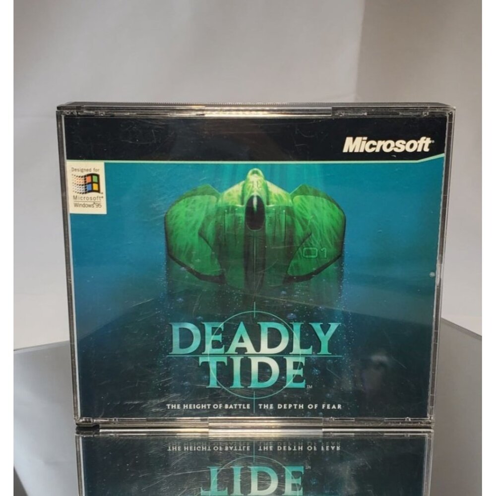 Microsoft Deadly Tide PC Game 1996 CD-ROM - Complete!